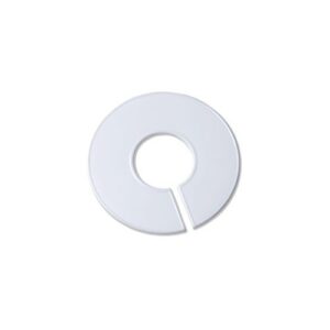 only hangers round size dividers (blank) white plastic - pack of 25