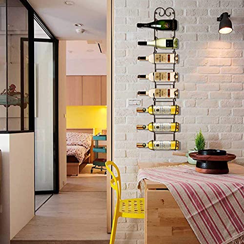 Wall Mount Metal Wire Towel Storage Shelf Organizer Rack Holder with 9 Compartments, Shelves for Bathroom Towels Towel Rack Holder Wall Mount Towel Holder Towel Rack Towel Rack Organizer Brown