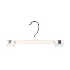 nahanco 1686/12 snap grip swivel hook skirt/slack hanger, 12", ivory (pack of 200)