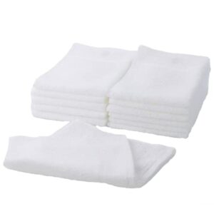 MukoTowel , Wet Towel, Dish Towel, Senshu Washcloths, Thin, Set of 12 (Off White)