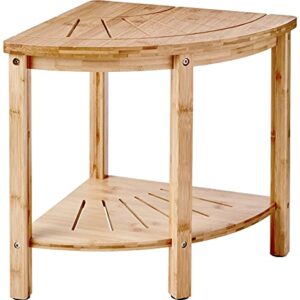 Redmon since 1883 Bamboo Spa Style Corner Seat Shower Bench