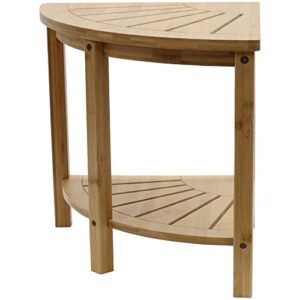 Redmon since 1883 Bamboo Spa Style Corner Seat Shower Bench