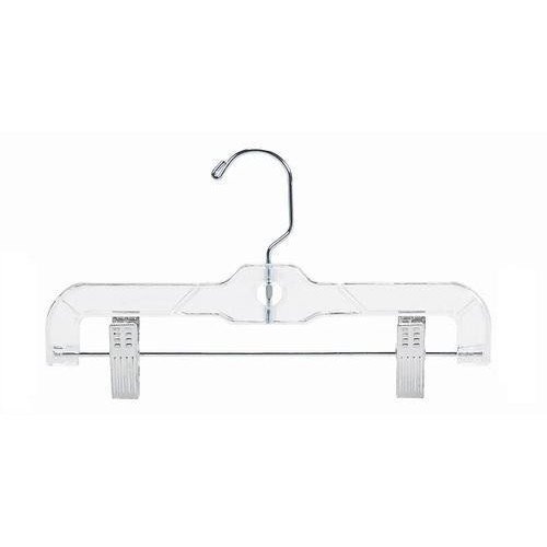 Only Hangers Children's Clear Plastic Pant/Skirt Hanger - 10" (50)