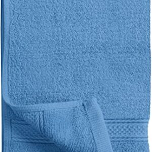 Utopia Towels Bundle Pack of 14-2 Bath Towels, 4 Washcloths, 8 Hand Towels- 600 GSM Ring spu Cotton- Ultra Soft and Highly Absorbent- Versatile- Perfect for Home, Hotel, Spa, Restaurants (Electric B