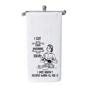 wcgxko mother gift housewives gift mother thank you gift kitchen towel for mom (i got food)