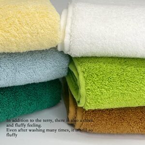 changyexi Hand Towels，Super Soft 6 Washcloths 13.7x13.7in,100% Cotton,Soft and Absorbent,Body and face can be Used (Multicolor, Pack of 6)