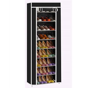 faint 10 tiers shoe rack with dustproof cover dormitory simple collect rac,collect colthes,shoes, books, sundries