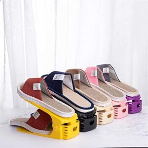 ASkinds 8PCS Shoe Slots Organizer, Adjustable Shoe Stacker Space Saver for Sneakers, Low Heels, High Heels, Sandals, Kids Shoes