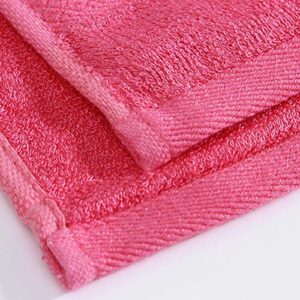 Luxury Bamboo Washcloth Towel Set 12 Pack for Children Bathroom-Hotel-Spa-Kitchen Multi-Purpose Fingertip Towels & Face Cloths 17'' x 10''