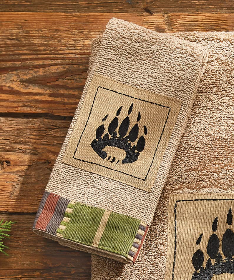 BLACK FOREST DECOR Tahoe Bear Fingertip Towel