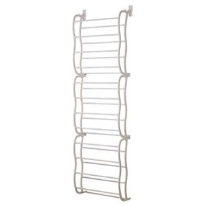 Shoe Rack Over The Door, FOME Metal Tube Hanging Shoe Rack 36-Pairs Shoe Rack Organizer Shoe Storage Tower Rack Easy Assembly No Tools Required 72 X 7.8 x 19.7in