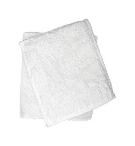 janey lynns designs shrubbie snow white cotton/nylon all purpose kitchen utility cloth 2 pk