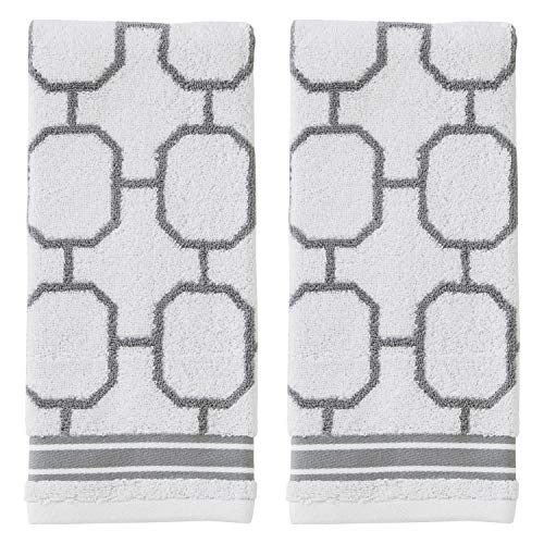 Vern Yip by SKL Home Lithgow 2-Piece Hand Towel Set, Gray