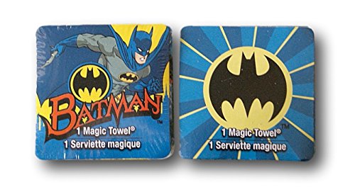 DC Comics Batman Magic Towel Washcloth Bundle - 2 Count