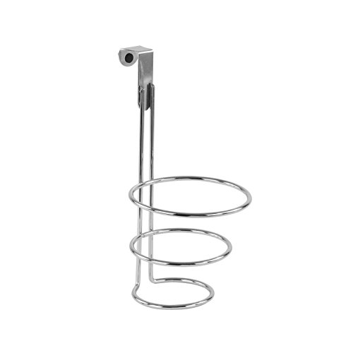 Spectrum Diversified Hair Dryer Holder, Over the Cabinet Door, Chrome