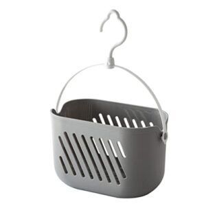 doitool plastic hanging shower caddy basket: connecting organizers storage basket with hook for bathroom kitchen pantry bathroom dorm room（9.1x5.5x5.1inch）