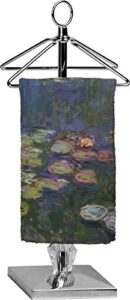rnk shops water lilies by claude monet finger tip towel - full print