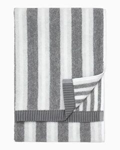 marimekko - kaksi raitaa terry cotton hand towel (gray)