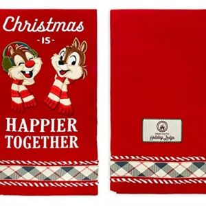 ThemeParks Disney Parks - Christmas is Happier Together - Chip and Dale - Kitchen Towel