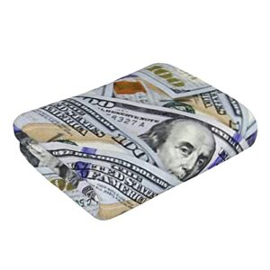 Us Bill Dollars Money Towels Decorations Face Towel Absorbent Guest Towel Portable Kitchen Tea Towels Multipurpose for Bathroom, Hotel, Gym and Spa