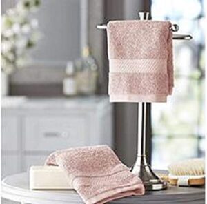 member's mark hotel premier collection 100% cotton luxury washcloth (2 pk, blush)
