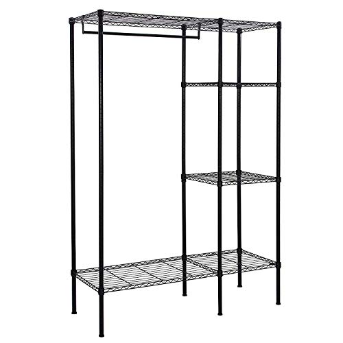 Portable Garment Rolling Rack Cover - Protect Your Clothes From Dust Keep Your Room Looking Organized 48"Wx18"Dx72"H (Cover Only)