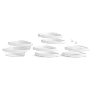 store+ basic 10-piece shelf kit in white