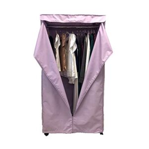 Formosa Covers Portable Garment Rolling Rack Cover - Protect Your Clothes from Dust Keep Your Room Looking Organized in Lilac Purple (Cover Only) (36"W x 18"D x 68"H)