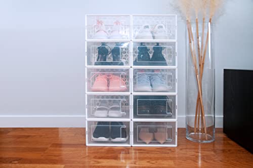 Pikanty - Stackable Shoe Organizer Bins | Made in USA (10)