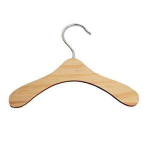 5 Pack Kids Hangers Baby Hanger Wooden ,8.6 INCH Pet Clothes Hangers for for Dog Cat Baby Toddler Kids Little Hangers for Doll Dress Clothes Gown Outfit Holders Accessories (L)