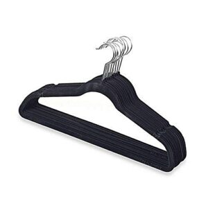 only hangers "petite" size black velvet suit hangers - 20 pack