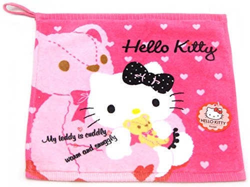 Hello Kitty New Kids Girl Lovely Hand Towels 11.8 X 11.8 100% Cotton Bath sanr