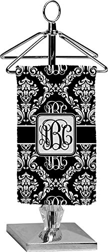 RNK Shops Monogrammed Damask Finger Tip Towel - Full Print (Personalized)