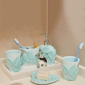 TFIIEXFL Design Bathroom Accessory Set, Soap Dish, Tooth Brush Holder, Soap Dispenser