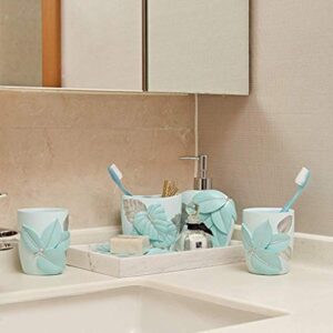 TFIIEXFL Design Bathroom Accessory Set, Soap Dish, Tooth Brush Holder, Soap Dispenser