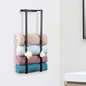echaprey towel racks for bathroom towel holder stainless steel wall towel rack for bathroom organizing of washcloths hand or bath towels