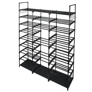 niuber 9 tier shoe rack sturdy large show rack heavy duty for entryway shoe shelves for closet shoe rack organizer for entryway