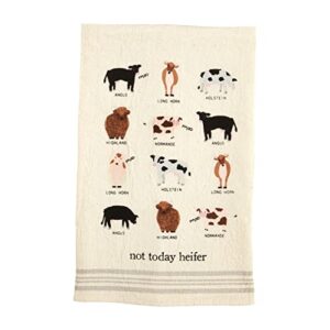 mud pie not farm animal towel, 26" x 16 1/2"