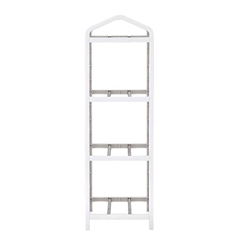 Shoe Organizer Free Standing Shoe Rack 4 Tier Shoe Rack Stand Shoe Tower Organizer Holder Storage Cabinet for 12 Paris