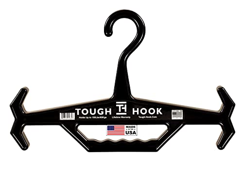 Tough Hook Original Hanger Max Pack Set of 4 | 2 Midnight and 2 Red |USA Made | Multi Pack