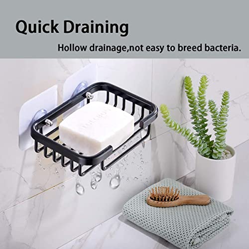 OVERWIND 2 Pack Corner Shower Caddy with 1 Soap Holder Adhesive Bathroom Shelf No Drilling Kitchen Racks Corner Shower Shelves Aluminum Shower Organizer Storage for Kitchen & Bathroom