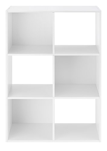 Whitmor 6 White Cube Organizer