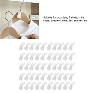 Clothes Hanger Connector Hooks,Multi Layer Closet Hanger Connectors,Mini Clothes Hanger Organizer,Space Saving Closet Organizer Clips Thicken Plastic Closet Hangers Organizers, Clothes Hanger Con