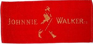 johnnie walker whisky cotton bar towel 20" x 10" (pp)