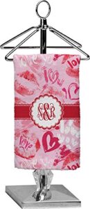 rnk shops lips n hearts finger tip towel - full print (personalized)