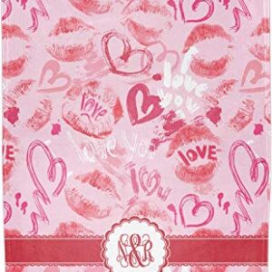 RNK Shops Lips n Hearts Finger Tip Towel - Full Print (Personalized)