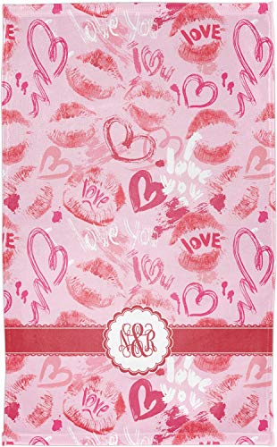 RNK Shops Lips n Hearts Finger Tip Towel - Full Print (Personalized)