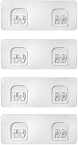 ‘felibeaco 4 pcs adhesive hooks sticker/wall hooks for corner banthroom shower caddy shelf -4 pack
