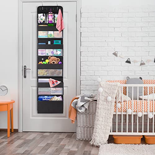 Neat Storage-6 Shelves Over The Door Organizer for bedroom Organization and Storage–Swing Proof hanging closet storage-Perfect for baby Nursery, dorm closet, washroom storage, Pantry camper RV storage