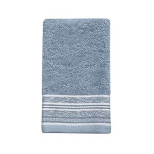 croscill nomad fingertip towel, blue